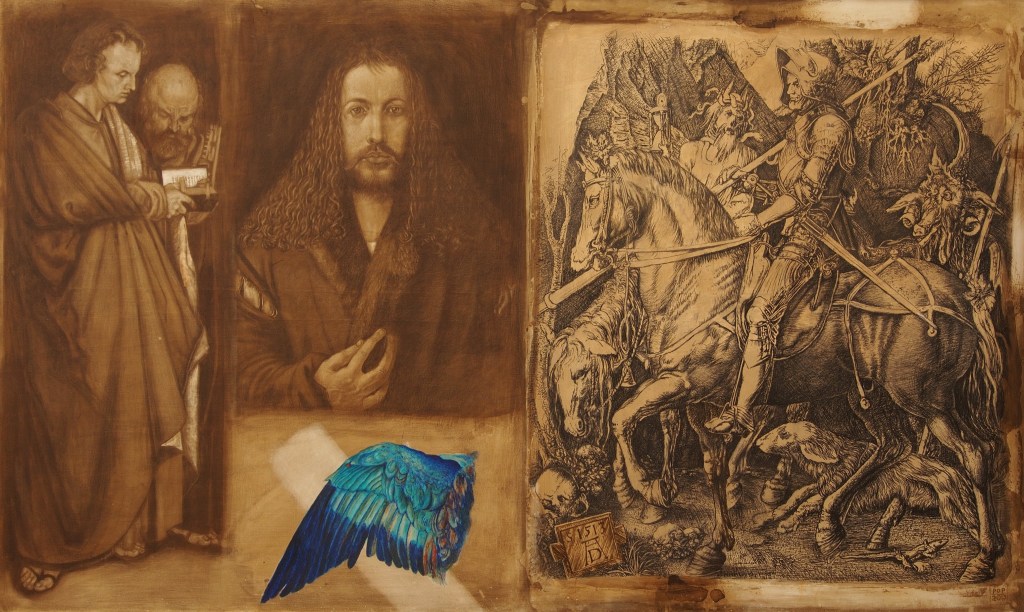 ALBRECHT DÜRER, 2013. Drawing, combined technique 120x200cm.