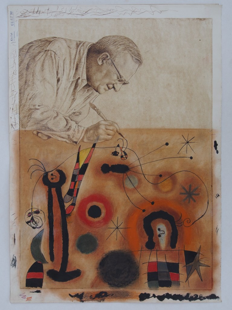JOAN MIRÓ, 2011. Combined technique 63.5x47.5cm.
